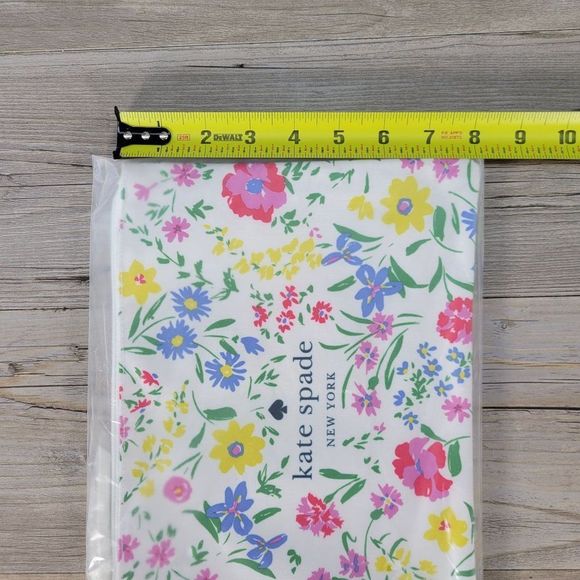 Kate Spade New York Floral Makeup Pouch Stationary Bag Large New Sealed - Picture 5 of 5